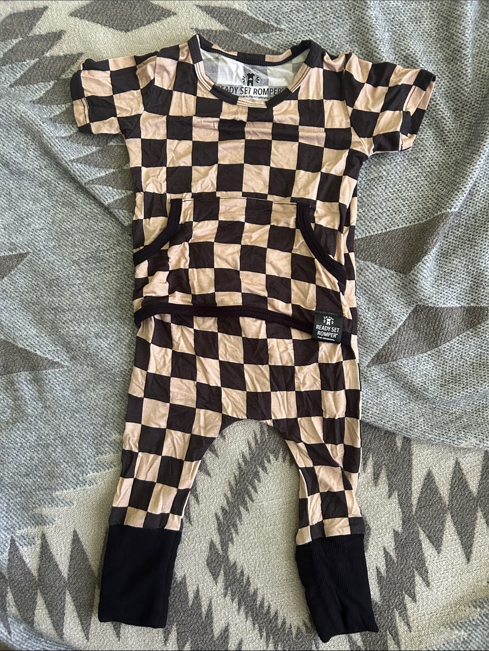 Ready set romper Checkered One-Piece